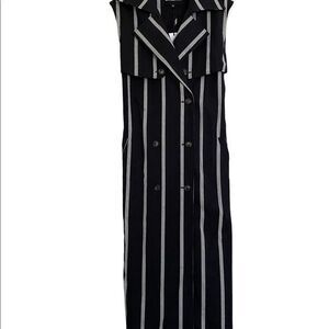 Who What Wear 100% Cotton stripe dress size Medium.